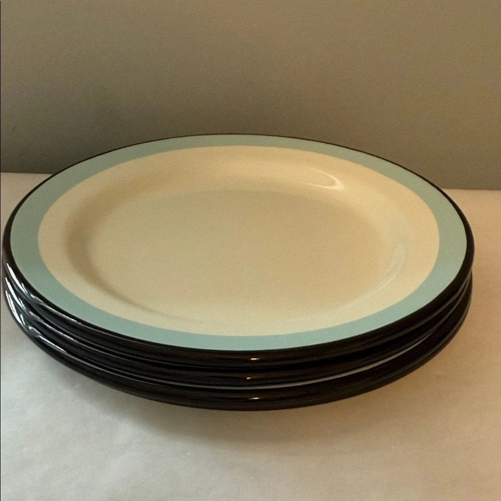 Hearth‎ & Hand Cream and Black Dinner Plates